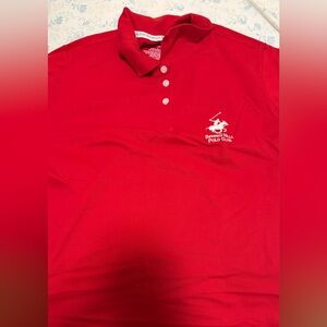 Beverly Hills Polo Club Vibrant Red Polo Shirt